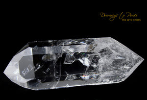 Clear Quartz Double Terminated Master Dow Crystal Wand