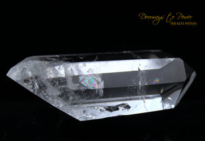 Clear Quartz Double Terminated Master Dow Crystal Wand