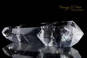 Clear Quartz Double Terminated Master Dow ISIS Crystal Wand