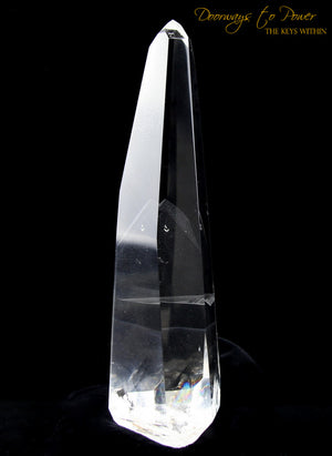 Clear Quartz Double Terminated Phantom Manifestation Quartz Crystal Wand