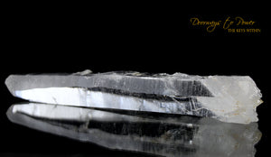 Lemurian Light Quartz Crystal 8 Sided Record Keeper Laser Wand