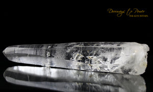 Lemurian Light Quartz Crystal 8 Sided Record Keeper Laser Wand