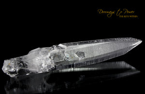 Colombian Lemurian Light Quartz Crystal Record Keeper Laser Wand