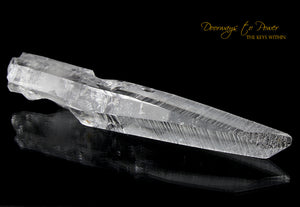 Colombian Lemurian Light Quartz Crystal Record Keeper Laser Wand