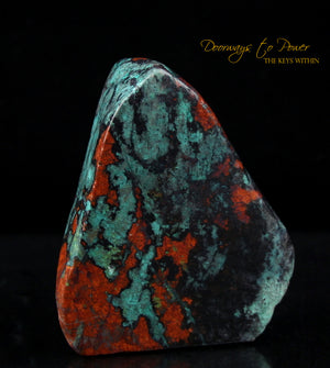 Crimson Cuprite Crystal Altar Stone 'Kundalini Activation'