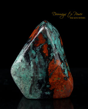 Crimson Cuprite Crystal Altar Stone 'Kundalini Activation'