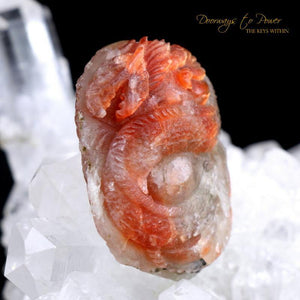 Sunstone Dragon Crystal Carving Talisman