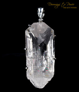 Danburite Crystal Pendant SS 'Angelic Healer'