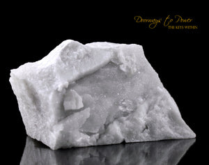 Dio Altissimo White Carrara Marble Quartz Crystal from Italy