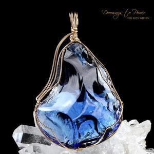 Elestial Starlight Andara Pendant 14k Gold