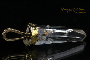 Era of Light Lemurian Light Language Pendant 18k Ultra Rare