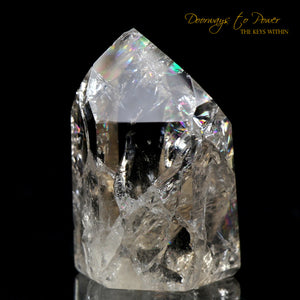 Golden Fire and Ice Master Dow Quartz Crystal