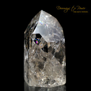 Golden Fire and Ice Master Dow Quartz Crystal