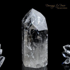 Fire and Ice Rainbow Quartz Point