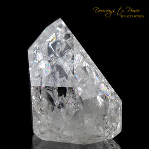 Fire and Ice Rainbow Quartz Crystal 'Clear Light'
