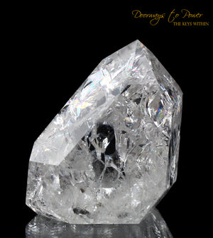 Fire and Ice Rainbow Quartz Crystal 'Clear Light'