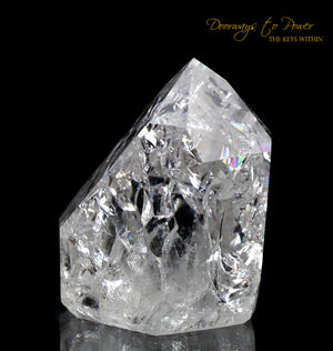 Fire and Ice Rainbow Quartz Crystal 'Clear Light'