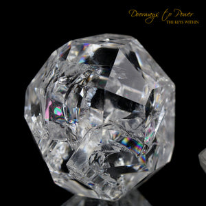 Fire and Ice Rainbow Quartz Crystal 'Clear Light Cube'