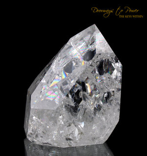 Fire and Ice Rainbow Quartz Crystal 'Clear Light'