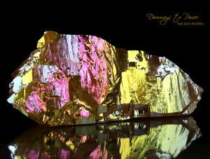 Golden Aura Lemurian Quartz ET Record Keeper Crystal