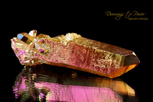 Golden Aura Lemurian Seed Crystal Record Keeper