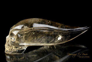 Citrine Crystal Skull