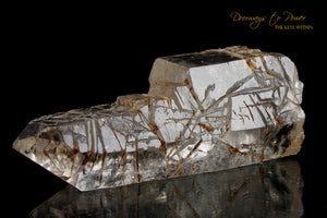 Golden Harmonics Spirit Paths Quartz Crystal 'Bridge to Infinity'