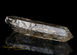Golden Harmonics Spirit Paths Quartz Crystal 'Bridge to Infinity'
