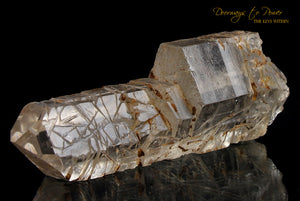 Golden Harmonics Spirit Paths Quartz Crystal 'Bridge to Infinity'