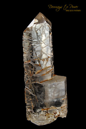 Golden Harmonics Spirit Paths Quartz Crystal 'Bridge to Infinity'