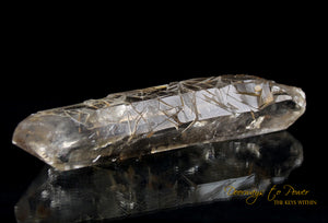 Golden Harmonics Spirit Paths Quartz Crystal 'Bridge to Infinity'