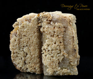 Golden Herderite Crystal Altar Stone