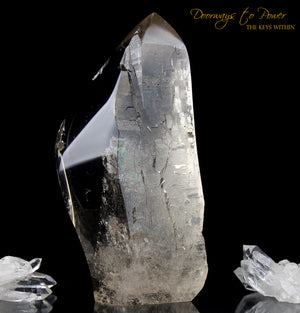 Golden Lemurian Crystal Sculpture