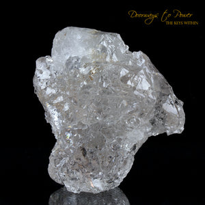 Goshenite Morganite Elestial Crystal