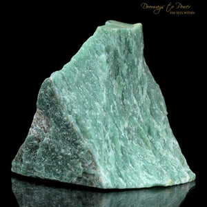 Green Azeztulite Quartz Crystal Altar Stone