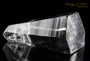 Lemurian Light Quartz Crystal Buddha Sculpture (hand carved)