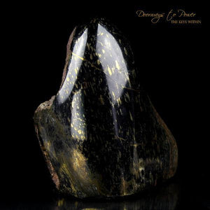 Healers Gold Crystal Altar Stone