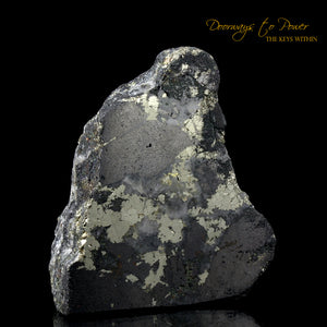 Healers Gold Crystal Altar Stone 'Alchemy & Abundance'