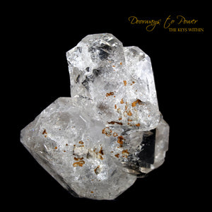 Herkimer Diamond DT Twin Crystal Cluster