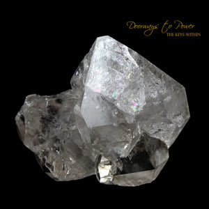 Herkimer Diamond DT Twin Crystal Cluster