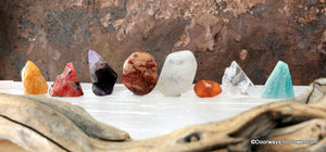 Azozeo Activated Azeztulite Chakra Stones Crystal Healing Kit
