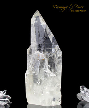 XL Azozeo Super Activated Himalayan Nirvana Cathedral Twin Quartz Crystal