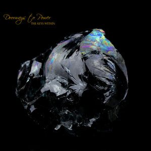 Iridium Black Andara Crystal 'Mastery of the Mysteries'