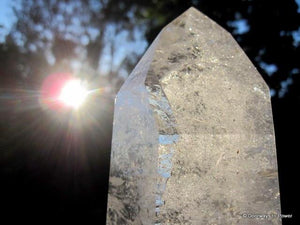 17" John of God Quartz Devic Temple Crystal Tower