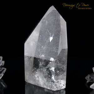 John of God Crystal with Golden Rutiles & Rainbows 'Lighted Spirit'