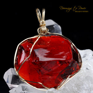 King Solomon Andara Crystal Pendant 14k
