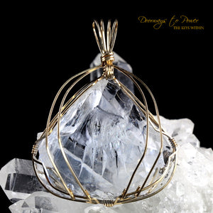 Lady Nellie Blue Andara Pendant 14k