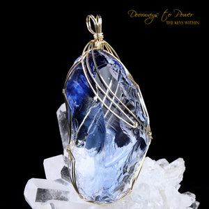Lady Nellie Blue Andara Pendant 14k