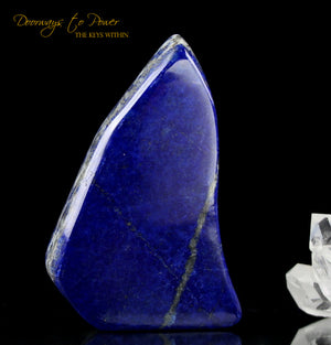 Lapis Lazuli & Pyrite Crystal Altar Stone
