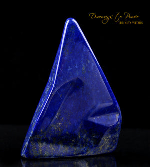 Lapis Lazuli & Pyrite Crystal Altar Stone